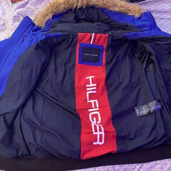 Tommy Hilfiger Coat, size Large, Color Blue - Picture 3 of 5